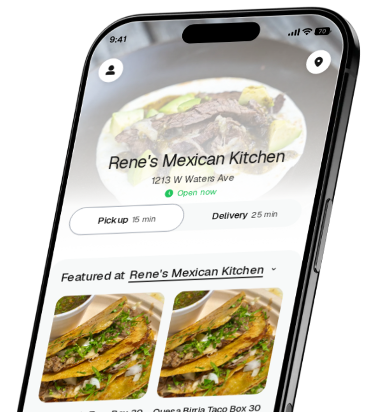 Rene's Mexican Kitchen app preview