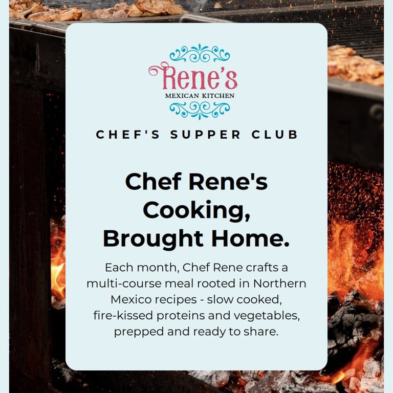 You're Invited T o Our Chef's Supper Club